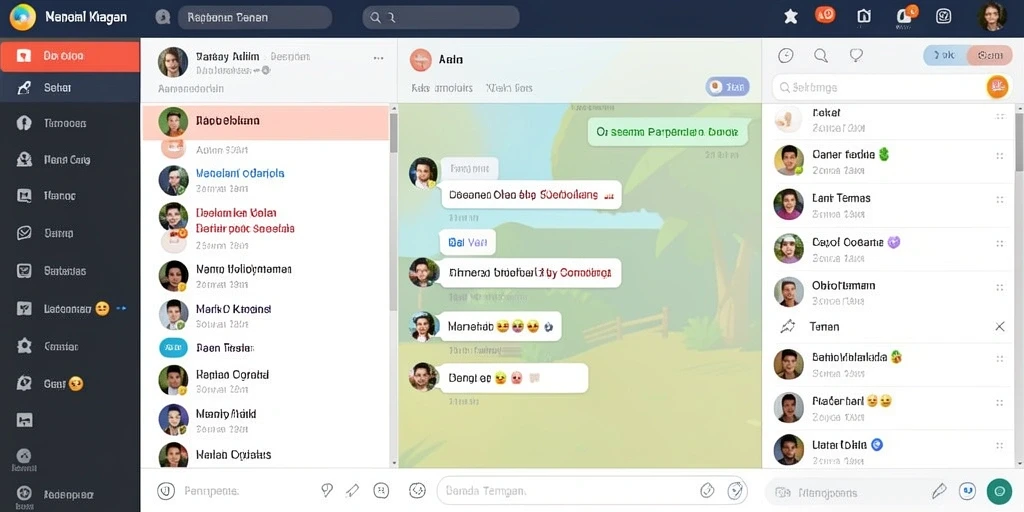 Fitur keamanan yang menjamin privasi pengguna.