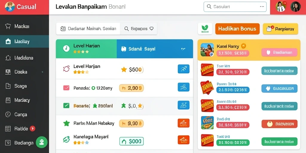 Ilustrasi karakter dalam game yang memukau.